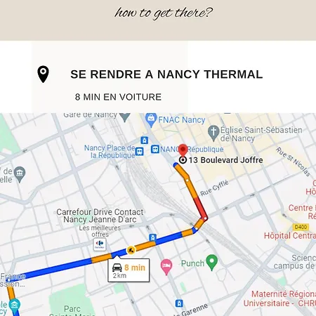 Apartment Vue Sur Le Palais - Gare Congres - Parking - T3 Nancy