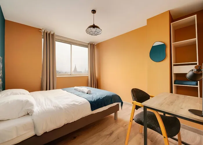 Apartamento Vue Sur Le Palais - Gare Congres - Parking - T3 Nancy